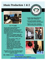 Music Production 1 and 2
